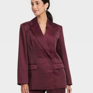 🆕 A New Day Burgundy Blazer - Size S